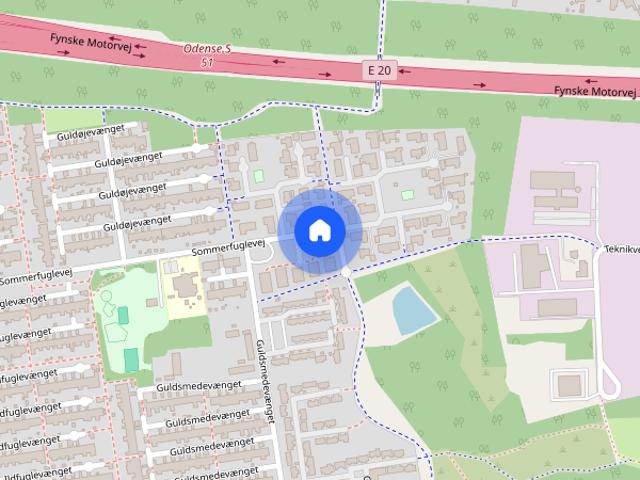 Dejligt 4 værelses rækkehus i Odense S
