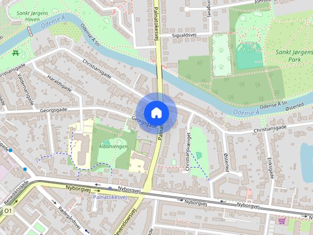 Dejlig 3 værelses lejlighed i hjertet af Odense