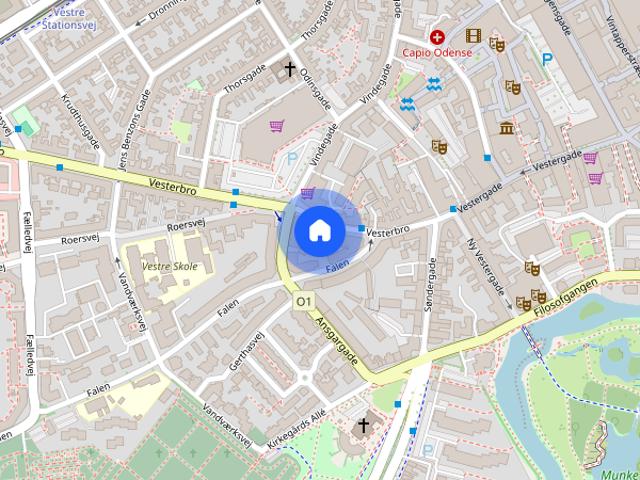 Dejlig 1 værelses lejlighed midt i Odense