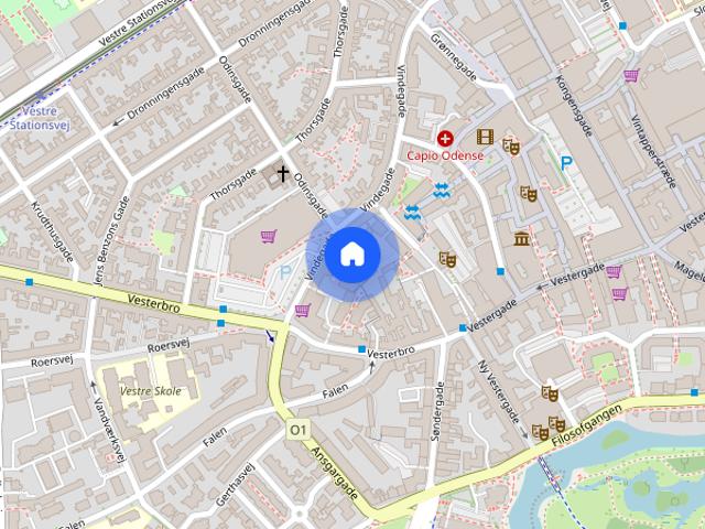 Dejlig 2 værelses lejlighed i hjertet af Odense