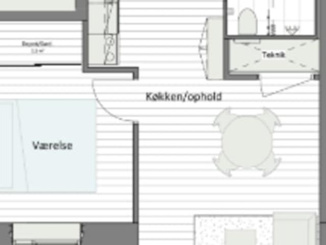 Dejlig 2 værelses lejlighed i Odense