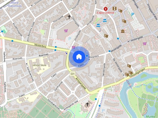 Dejlig 2 værelses lejlighed midt i Odense
