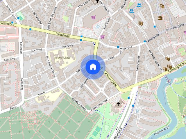 Dejlig 4 værelses lejlighed i hjertet af Odense