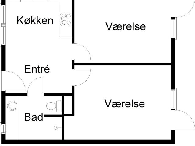 Delevenlig 3. værelses lejlighed med kort afstand til uddannelsesinstitution og indkøb
