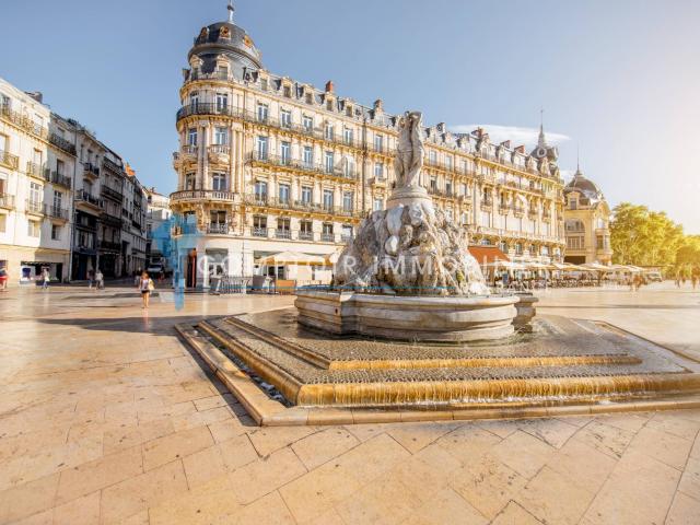 Dépt Hérault 34, à vendre MONTPELLIER Comédie Appartement T3 de 78,5m2 Terrasse de 46m2