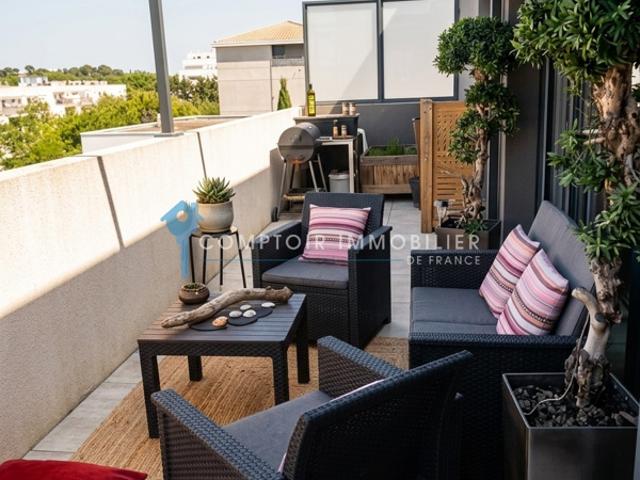 Dépt Hérault 34, à vendre MONTPELLIER Appartement T4 de 70