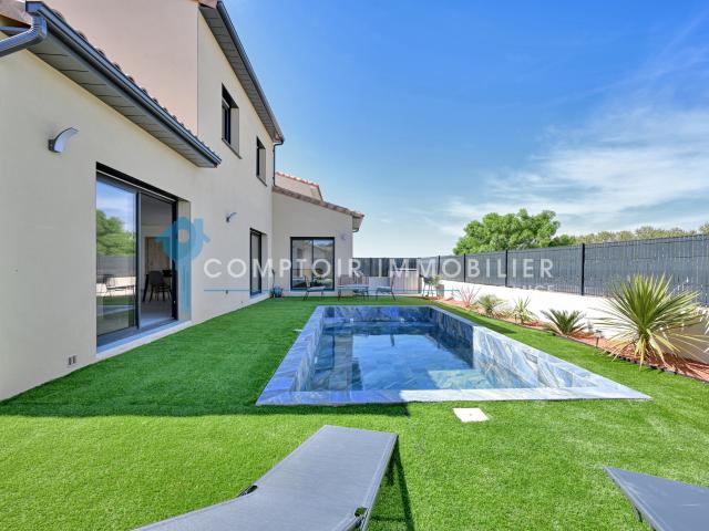 Dépt Hérault 34, à vendre Vendemian Maison de 160m2 Piscine Parcelle de 390m