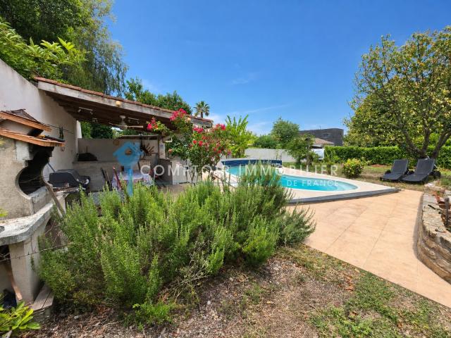 Dépt Hérault 34 Aniane À vendre Maison T4 de 100m2, parcelle de 1000m2, piscine, garage