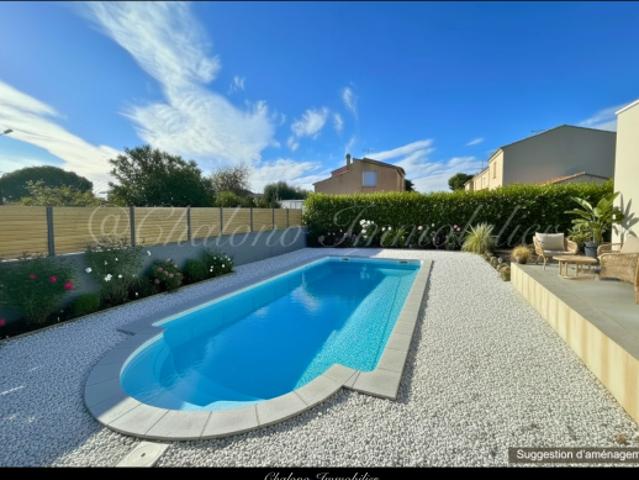 DEPT 34. LE GRAU D'AGDE. VILLA PLAIN PIED 135 M2, PISCINE 9X