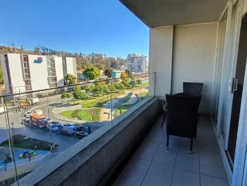 Depto amoblado a 1 cuadra de estación viña del mar