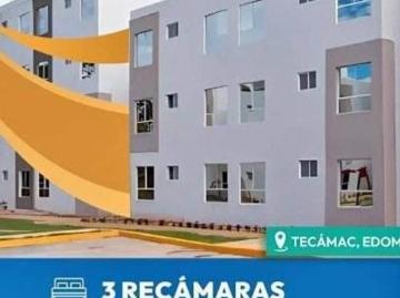 DEPTOS NUEVOS EN PROMOCIÓN DESDE $878,000 EN TECÁMAC DE 3 REC. 2 BAÑOS COMPLETOS
