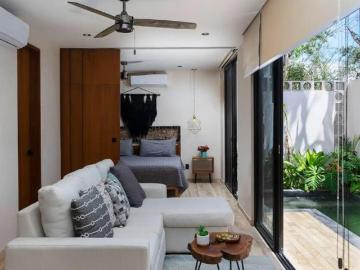 Departamento 80m Alberca Privada Loft Tulum listo p habitar a 15 min de la Playa