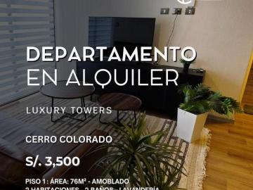 Departamento Corporativo Amoblado 2 Dorm + Patio | Luxury Towers – Challapampa