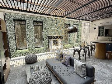 Departamento Amueblado de dos pisos con terraza ADD
