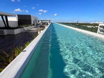 Departamento amueblado de 2 recámaras en venta Areka Cancún