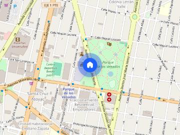Departamento Amueblado en Renta en Cuauhtemoc Letran Valle