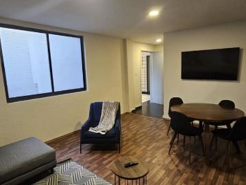 departamento amueblado 2 recamaras servicios incluidos roma