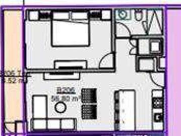 Departamento BR1 Urban Towers, Quintana roo