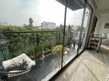 Departamento de lujo con balcón con excelente ubicación