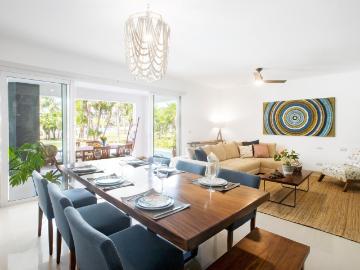 Departamento de Lujo en Planta Baja con Terraza Privada y Swim Up en Mareazul