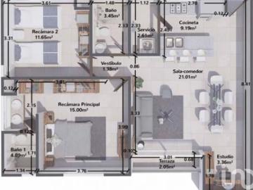 Departamento en Residencial en una de las principales Avenidas de Cancún Entrega Inmediata