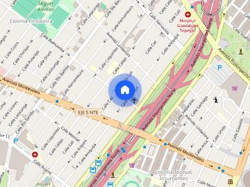 Departamento disponible en renta en Buenavista 25, Lindavista, Gustavo A. Madero, 07300 Ciudad de México, CDMX #25, Colonia Lindavista Norte, C.P. 07300