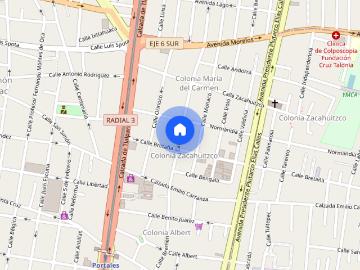 Departamento disponible en renta en, Colonia Zacahuitzco, C.P. 03550