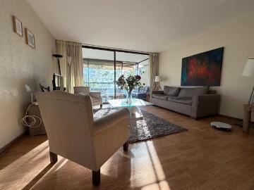 Departamento en arriendo amoblado de 3 dorm. en las condes