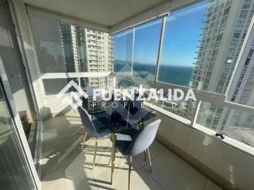 Departamento en arriendo de 2 dorm. en viña del mar