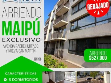 Departamento en Arriendo en Avenida Padre Hurtado y Nueva San Martín