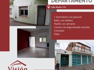 Departamento en Barrio Congreso en planta baja con patio