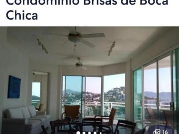 Departamento en las Playas, Caletilla, Condominio Brisas de Boca Chica