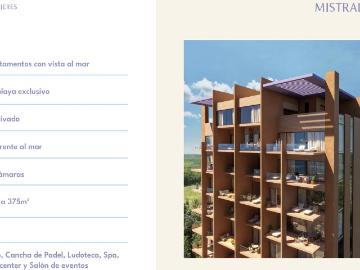 Departamento en PREVENTA COSTA MUJERES MISTRAL