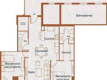 DEPARTAMENTO EN PREVENTA ZONA VALLE PONIENTE NUEVO LEON 2 dormitorios 117 m2