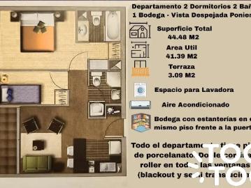 Departamento en Recoleta