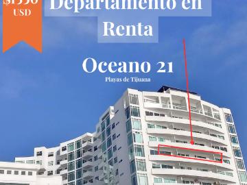 Departamento en renta Calle Océano Pacífico 21, Costa Hermosa, Tijuana, Baja California, 22506, Mex