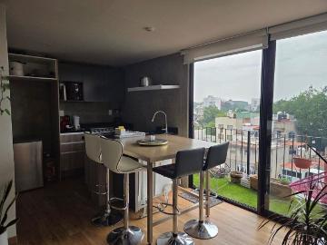 Departamento en renta Calle Teocelo, Roma Sur, La Piedad, Ciudad De México, Cuauhtémoc, Ciudad De México, 06760, México