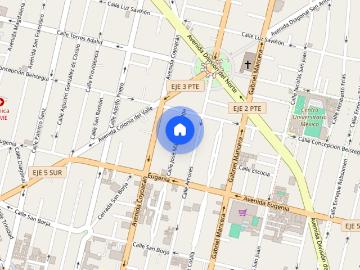 Departamento en renta, Cda. Eugenia 22, Col del Valle Centro, Benito Juárez, 03100 Ciudad de México, CDMX #22Int. 201, Colonia Del Valle Centro, C.P. 03100