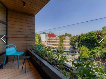 Departamento en renta amueblado en Condesa con servicios incluidos
