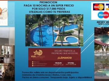 Departamento en renta Granjas Del Márquez, Acapulco De Juárez