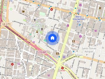 Departamento en renta disponible en Actipan, Colonia Insurgentes Mixcoac, C.P. 03920