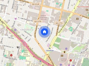 Departamento en renta disponible en Amores 1843, Col del Valle Centro, Benito Juárez, 03240 Ciudad de México, CDMX #1843, Colonia Acacias, C.P. 03240