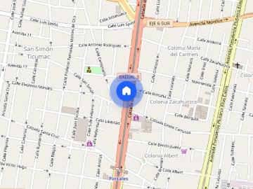 Departamento en renta disponible en Calzada Tlalpan, Colonia San Simón Ticumac, C.P. 03660