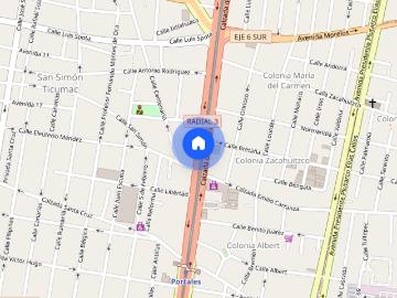 Departamento en renta disponible en Calzada Tlalpan, Colonia San Simón Ticumac, C.P. 03660