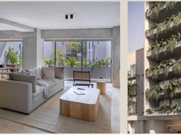 Departamento en Renta en Condesa con terraza, totalmente equipados