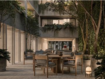 Departamento en Renta en Condesa con terraza, totalmente equipados
