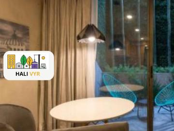 Departamento, en renta en Hip?dromo Condesa, amenidades, amueblado, servicios y mant. incluido
