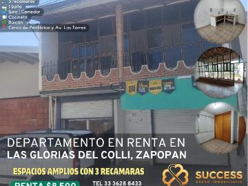 Departamento en Renta – La Gloria del Colli, Zapopan