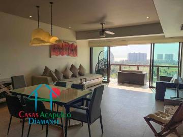 Departamento en renta La Isla Residences, Costera De Las Palmas Lt H 10, Playa Diamante, Aeropuerto, Acapulco, Guerrero, México