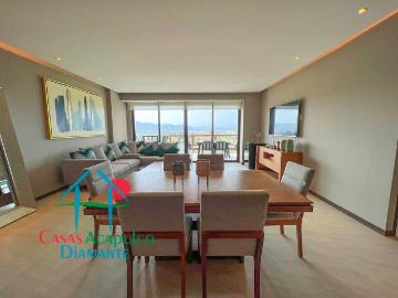Departamento en renta La Isla Residences, Costera De Las Palmas, Playa Diamante, Aeropuerto, Acapulco, Guerrero, México